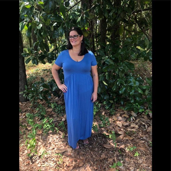SALE 👗 Blue Maxi Dress 💕😍 - Picture 4 of 4